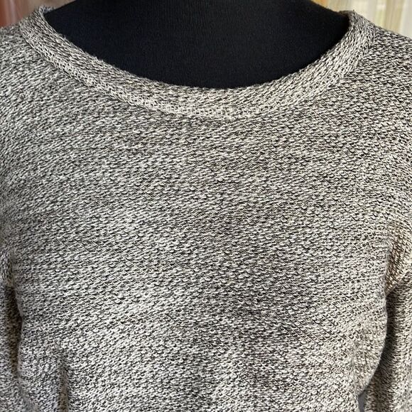 TOMS for Target black/white/gold sparkle crew neck French terry sweatshirt. Med - Picture 2 of 6